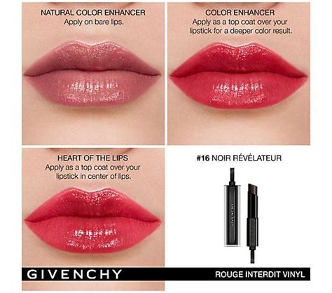 givenchy lipstick black magic|givenchy rouge interdit temptation black.